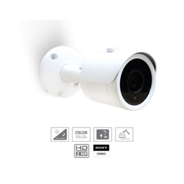 GUIP-39021 OUTDOOR IP CAMERA SONY STARVIS IMX290 2.0MP (POE) WDR 120db